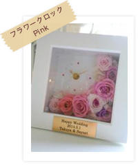 フラワークロック　ブルー×イエロー